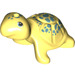 LEGO Bright Light Yellow Turtle (Walking) with Blue scales (66590 / 66709)