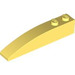 LEGO Bright Light Yellow Wedge 2 x 6 Double Right (5711 / 41747)