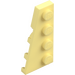 LEGO Lysegul Kile Plade 2 x 4 Vinge Venstre (41770)