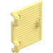 LEGO Bright Light Yellow Window 1 x 2 x 3 Shutter with Hinges and Handle (60800 / 77092)