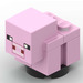 LEGO Kirkkaanvaaleanpunainen Baby Minecraft Pig