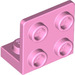 LEGO Bright Pink Bracket 1 x 2 - 2 x 2 Up (99207)