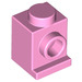 LEGO Leuchtend rosa Backstein 1 x 1 mit Scheinwerfer (4070 / 30069)
