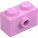 LEGO Bright Pink Brick 1 x 2 with 1 Stud on Side (86876)