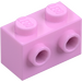 LEGO Bright Pink Brick 1 x 2 with Studs on One Side (11211)