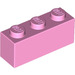 LEGO Bright Pink Brick 1 x 3 (3622 / 45505)