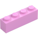 LEGO Bright Pink Brick 1 x 4 (3010)