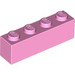 LEGO Fel roze Steen 1 x 4 (3010 / 6146)