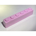 LEGO Bright Pink Brick 1 x 6 (3009)