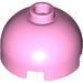 LEGO Leuchtend rosa Backstein 2 x 2 Runden mit Dome oben (Hohlbolzen, Achshalter) (3262 / 30367)