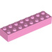 LEGO Bright Pink Brick 2 x 8 (3007 / 93888)