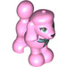 LEGO Fel roze Hond - Poodle (66595 / 66718)