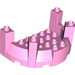 LEGO Leuchtend rosa Duplo Castle Turret 5 x 8 x 3 (52027)