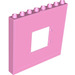 LEGO Bright Pink Duplo Panel 1 x 8 x 6 with Window (11335)