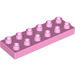 LEGO Fel roze Duplo Plaat 2 x 6 (98233)