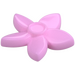 LEGO Bright Pink Flower with Pointed Petals with Small Pin (18853)