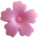 LEGO Fel roze Bloem met Serrated Bloemblaadjes (93080)