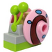 LEGO Leuchtend rosa Gary the Snail mit Bright Pink Shell