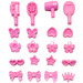 LEGO Fel roze Haar Accessoires Pack (93080 / 96389)