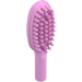 LEGO Klar rosa Hairbrush med kort håndtak (10 mm) (3852)