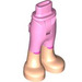 LEGO Leuchtend rosa Hüfte mit Pants mit Bare feet (101129)