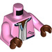 LEGO Bright Pink Karamo Brown Minifig Torso (973 / 76382)