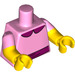 LEGO Bright Pink Lisa Simpson Series 2 Minifig Torso (973 / 16360)