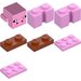 LEGO Bright Pink Minecraft Pig