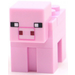 LEGO Leuchtendes Rosa Minecraft Pig