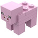 LEGO Leuchtend rosa Minecraft Pig