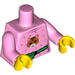LEGO Bright Pink Minifig Torso (973 / 88585)