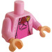 LEGO Bright Pink Minifig Torso withDark Pink Vest and Gold Brooch (973)