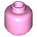 LEGO Leuchtend rosa Minifigure Kopf (Einbau-Vollbolzen) (3274 / 3626)