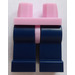 LEGO Leuchtend rosa Minifigure Hüften mit Dark Blau Beine (3815 / 73200)
