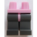 LEGO Fel roze Minifigure Heupen met Dark Stone Grijs Poten (73200 / 88584)
