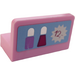 LEGO Bright Pink Panel 1 x 2 x 1 with Nail Polish and 12 Sticker with Rounded Corners (4865)