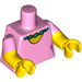 LEGO Fel roze Patty Minifig Torso (973 / 16360)