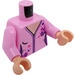 LEGO Bright Pink Phoebe Buffay Minifig Torso (973 / 76382)