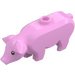 LEGO Bright Pink Pig with Black Eyes with White Pupils (68887 / 87876)