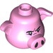 LEGO Bright Pink Pigsy Head (68443)