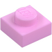 LEGO Fel roze Plaat 1 x 1 (3024 / 30008)