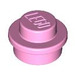 LEGO Fel roze Plaat 1 x 1 Ronde (6141 / 30057)