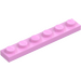 레고 밝은 분홍색 그릇 1 x 6 (3666)