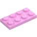 LEGO Bright Pink Plate 2 x 4 (3020 / 5584)