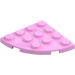 LEGO Rose Pétant assiette 4 x 4 Rond Pièce de monnaie (30565)