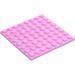 LEGO Bright Pink Plate 8 x 8 (41539 / 42534)