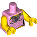 LEGO Fel roze Pop Ster Torso (973 / 88585)