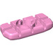 LEGO Fel roze Rectangular Clikits Icon met Gat 1 x 3 (51036)