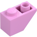 LEGO Fel roze Helling 1 x 2 (45°) Omgekeerd (3665)