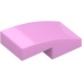 LEGO Bright Pink Slope 1 x 2 Curved (3593 / 11477)